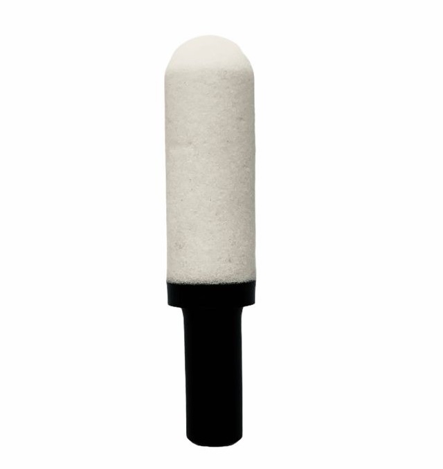 Statischer Kunststoff-Schalldämpfer mit gesinterter Polyethylen-Kartusche, Bajonettverschluss SIB/PE Statischer Kunststoff-Schalldämpfer mit gesinterter Polyethylen-Kartusche, Bajonettverschluss SIB/PE