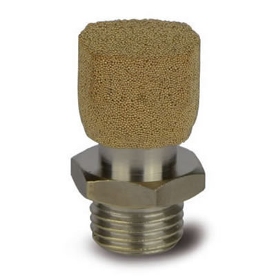 Ventil Schalldämpfer verstellbar Bronze integral TSI Ventil Schalldämpfer verstellbar Bronze integral TSI